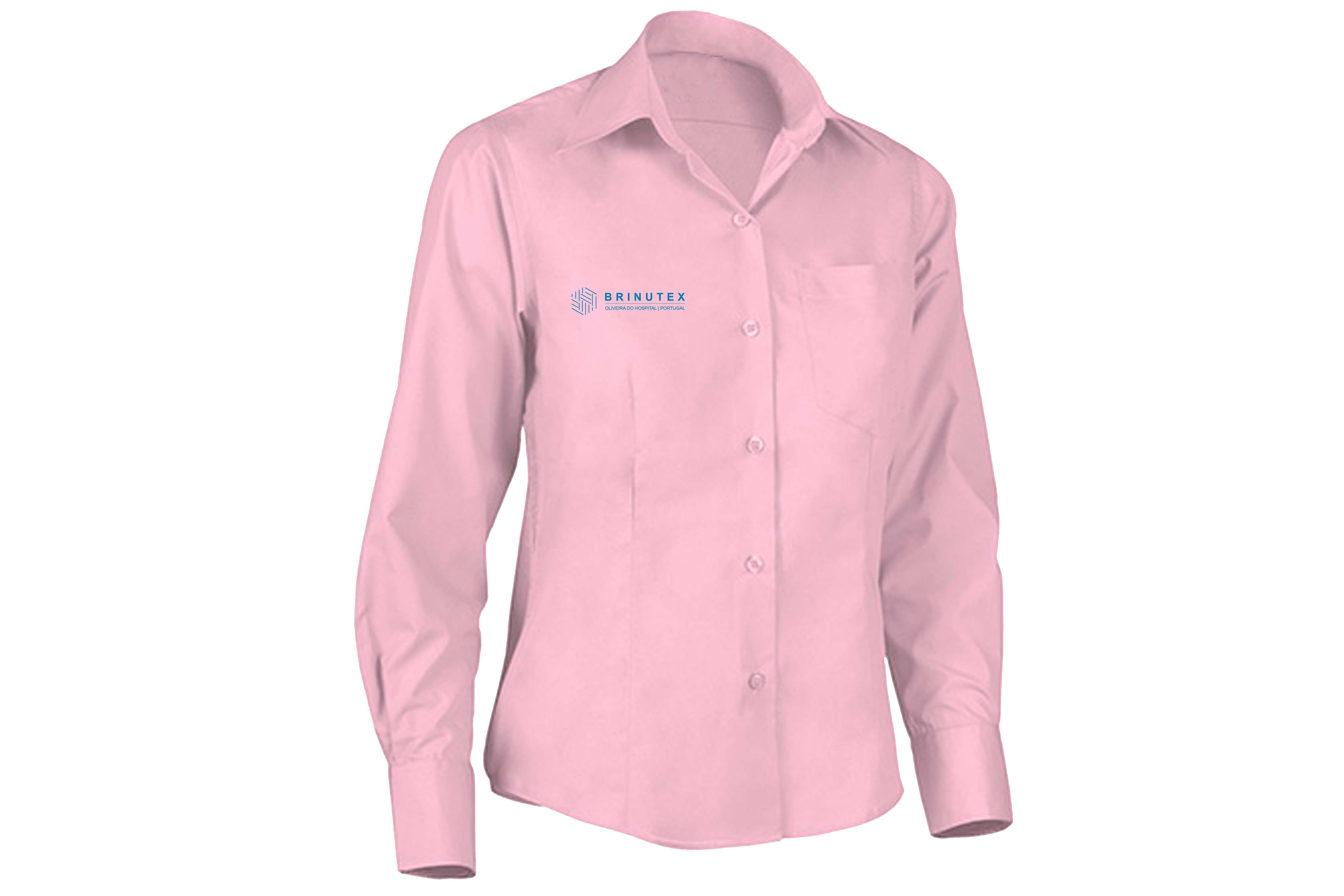 Camisa senhora manga comprida — vestuário profissional